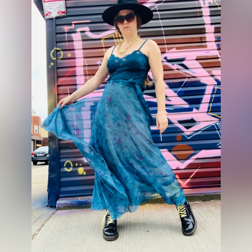 Anthro x ANTICA SARTORIA Italy Paisley Skirt Positano Wrap Flowy Maxi Fire & Ice